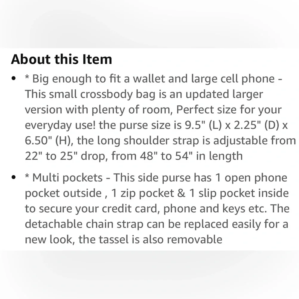 Lola Mae black quilted crossbody / shoulder bag - Picture 10 of 11